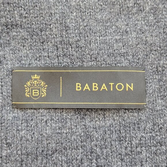 NWT Babaton Cashmere Scarf Charcoal Grey Aritzia - Picture 6 of 10